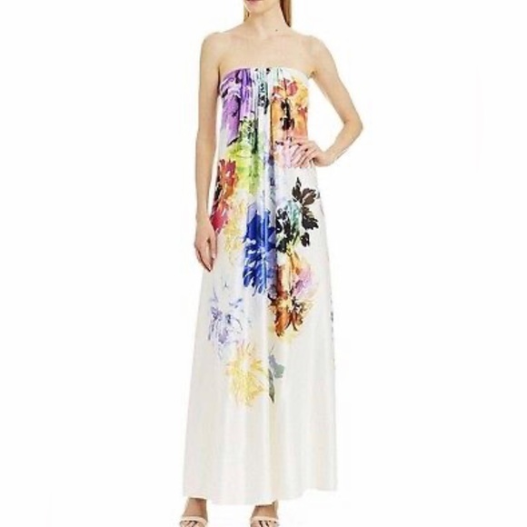 Strapless Floral Dress🌺🌸🌼 - Picture 1 of 10
